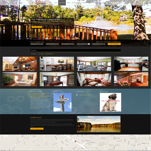 Best Property management website designed by Biana