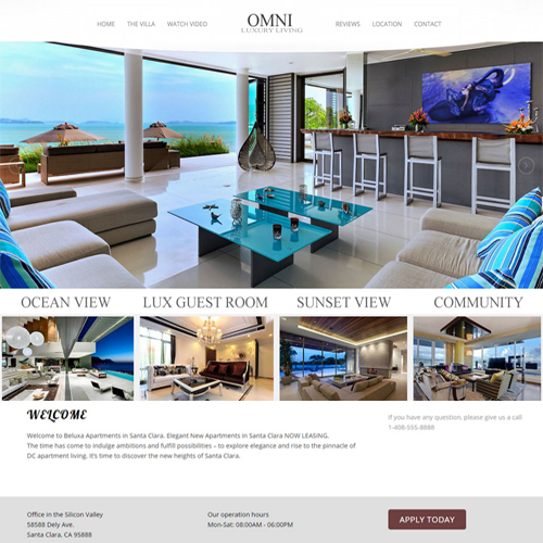 Best Property management website designed by Biana