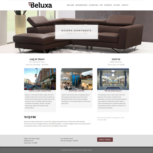 Best Rental Property website designed by Biana